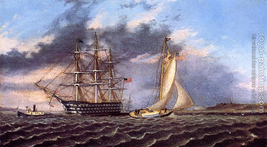 James E Buttersworth : New York Harbor II